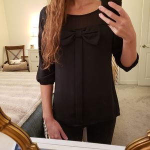 Black Sheer Blouse